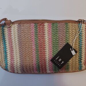 Joy Susan Straw Clutch Wallet